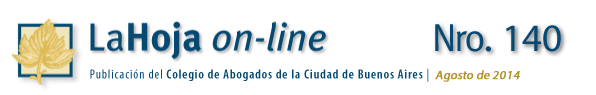La Hoja on-line 140 | Agosto de 2014